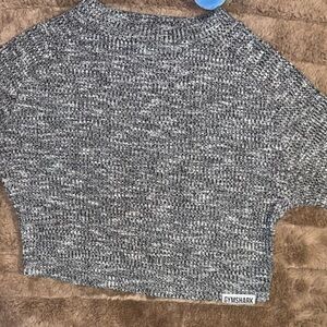 Gymshark Black and White Knit Sweater